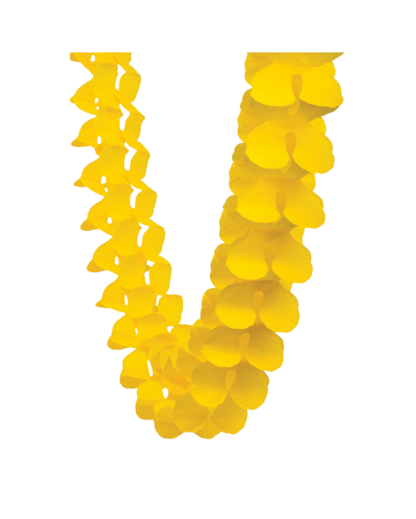 Yellow Honeycomb Garland