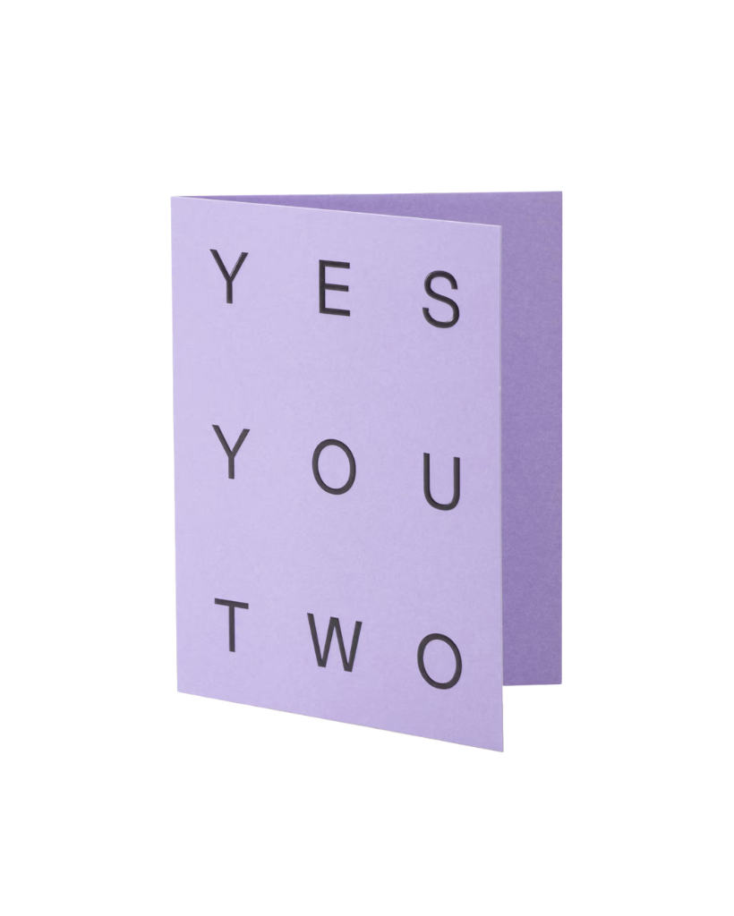 Yes You Two Card