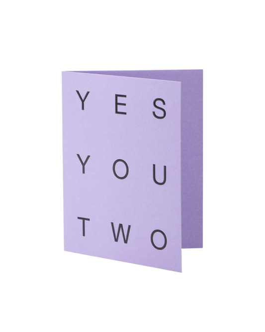 Yes You Two Card