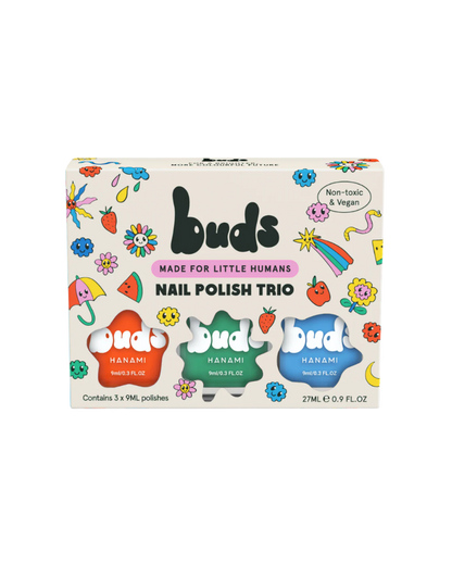 Buds Zap Nail Polish Trio