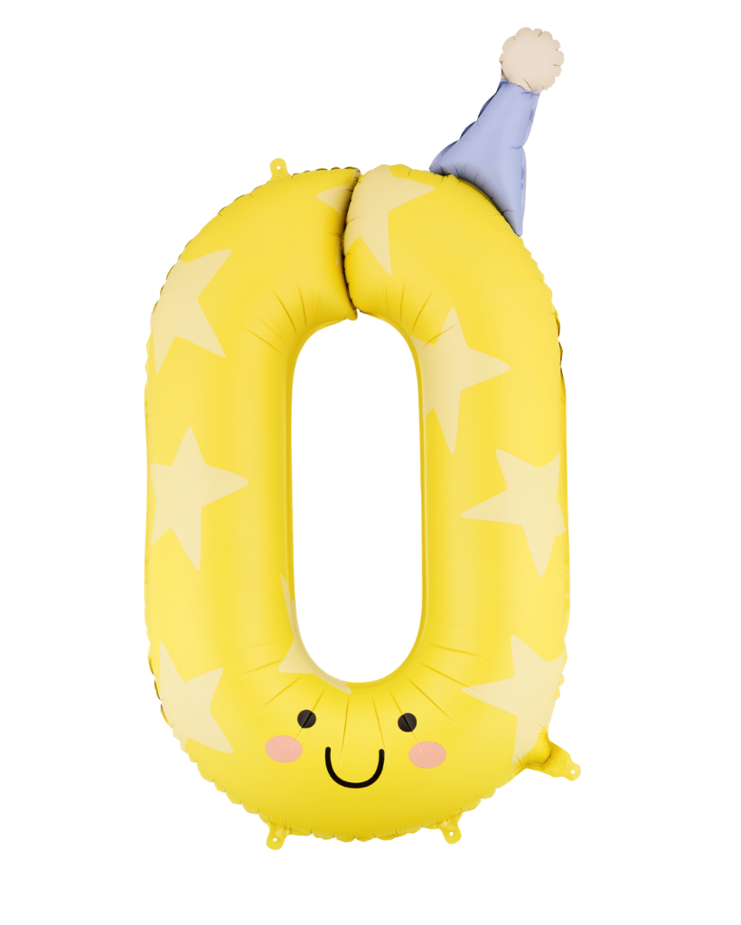 86cm Party Number Balloons (Flat)