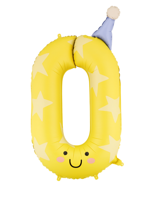 86cm Party Number Balloons (Flat)