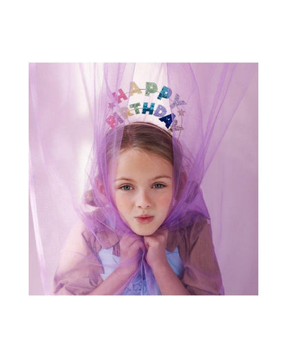 Happy Birthday Glitter Headband