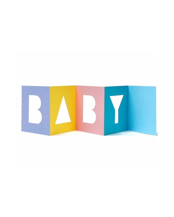 Baby Block Card