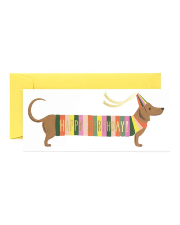 Hot Dog Birthday Card
