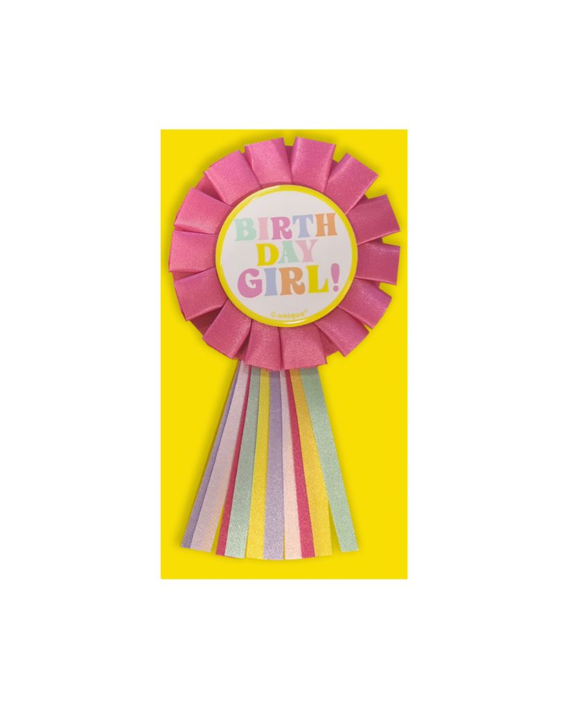 Birthday Girl Ribbon Badge