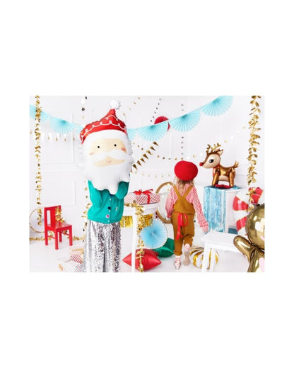 Santa Balloon Filled with Helium