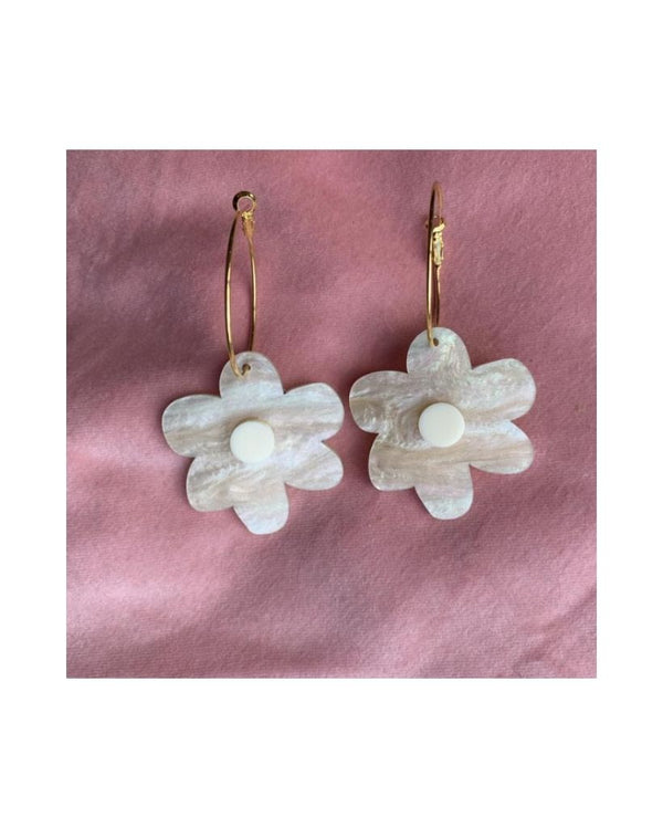 Pearl Flower Power Earrings
