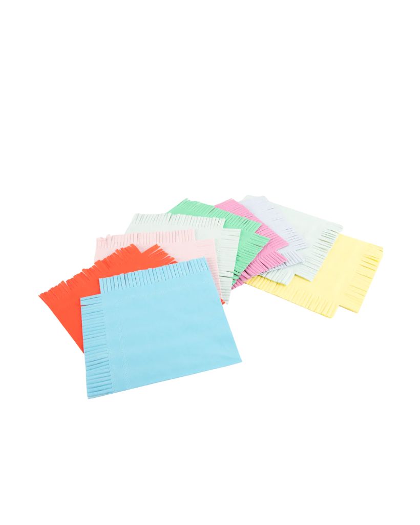 Assorted Bright Small Napkins