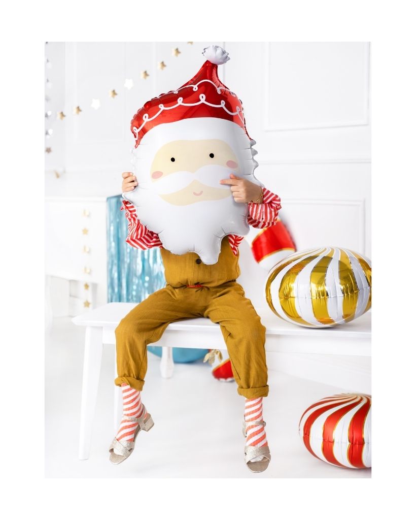 Santa Balloon Filled with Helium