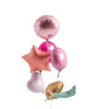 Foil Pink Shimmer Set Filled with Helium