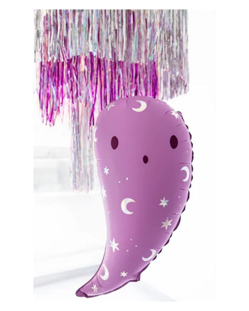 Lilac Ghost Balloon Inflated with Helium