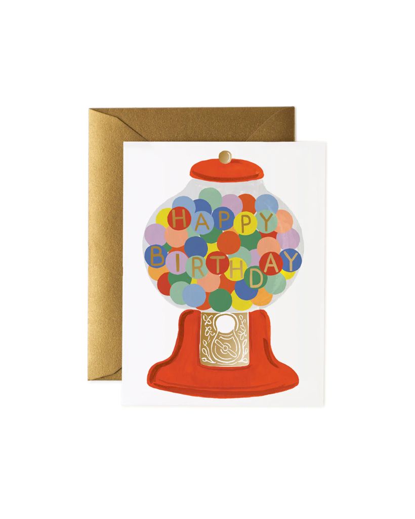 Gumball Birthday Card