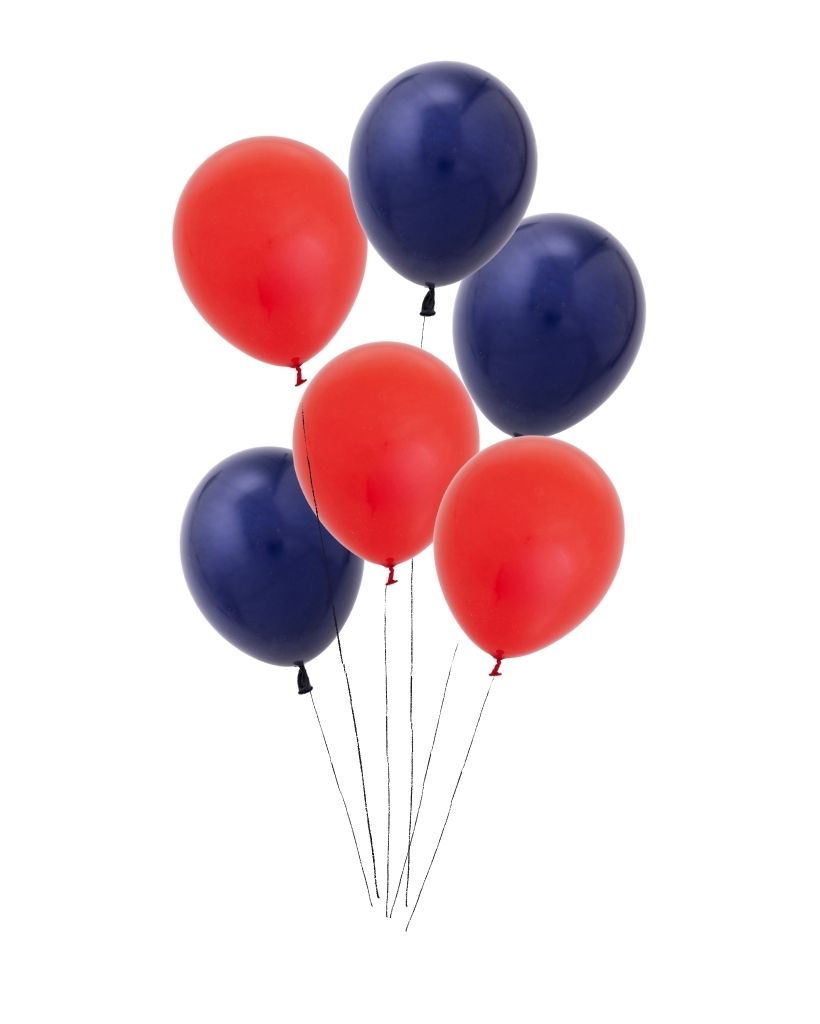Go Dees! Small Balloon Bunch Filled with Helium