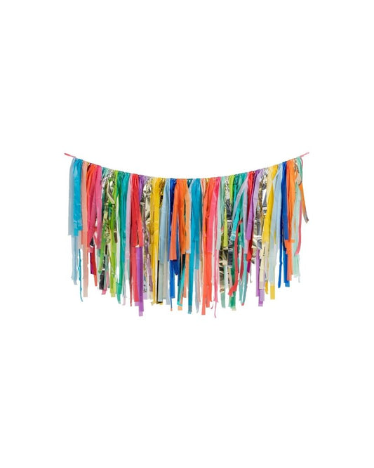 Metallic Rainbow Streamer Garland