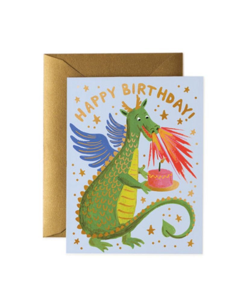 Birthday Dragon Card