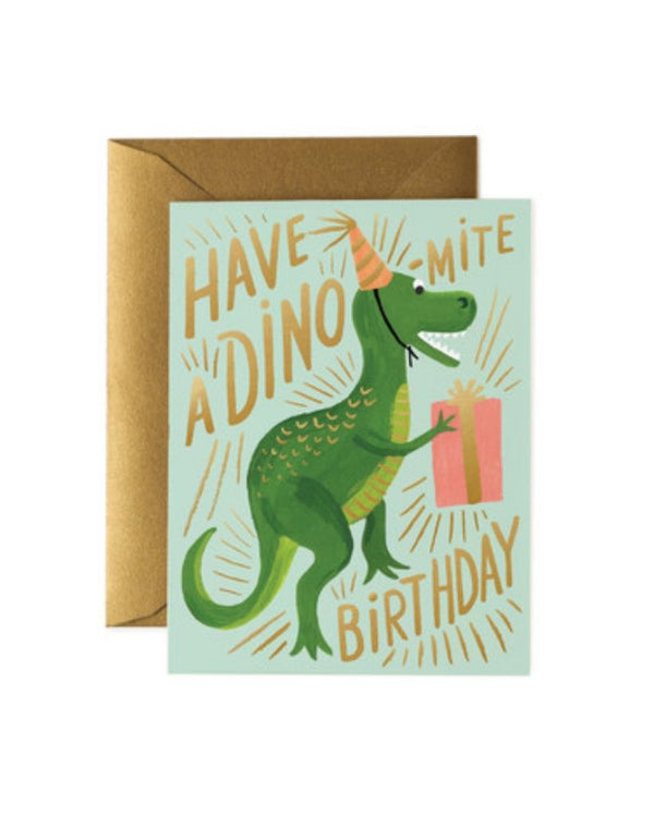 Dino-mite Birthday Card
