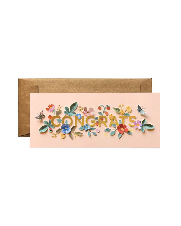 Congratulation Flower Card