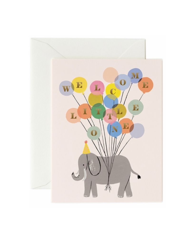 Welcome Elephant Card