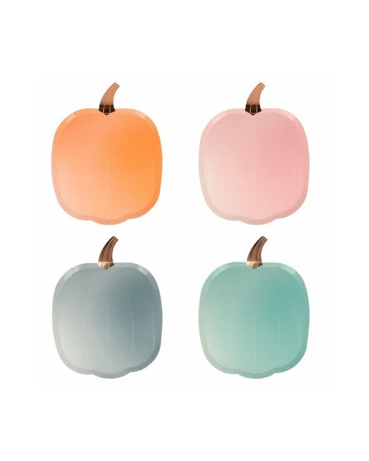 Ombre Pumpkin Plates