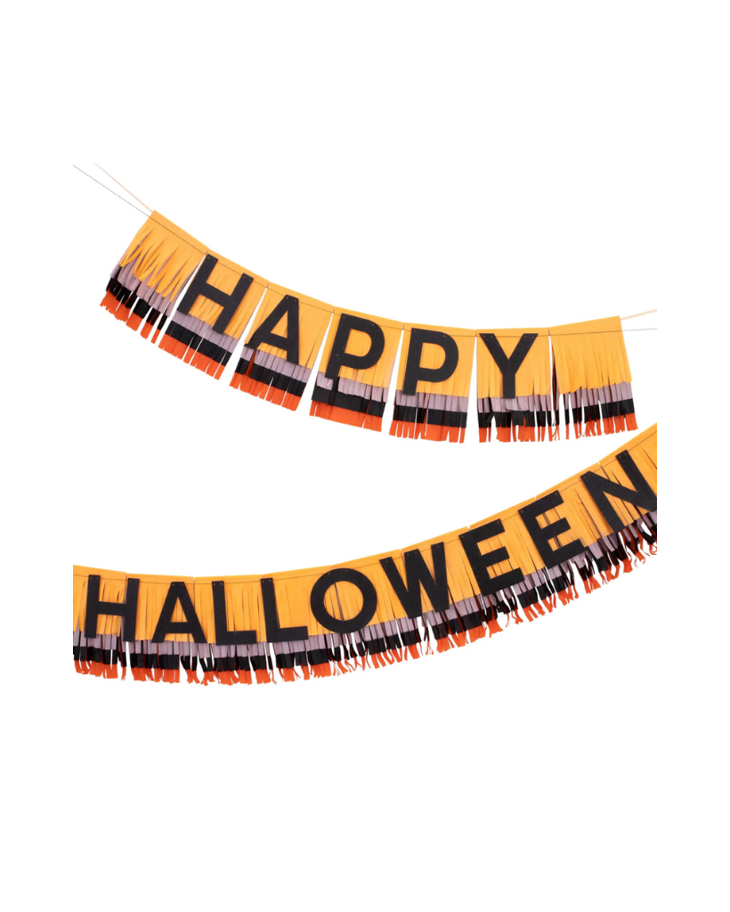 Happy Halloween Fringe Garland