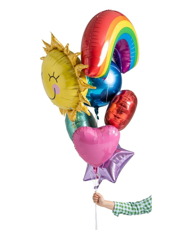 Sunny Days Balloon Bouquet Filled with Helium