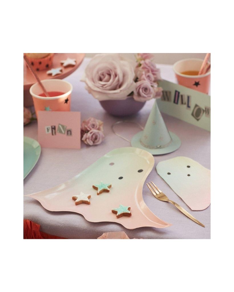 Pastel Ghost Plates