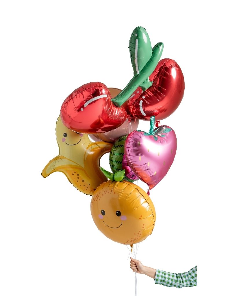 Fruity Balloon Bouquet Filled with Helium