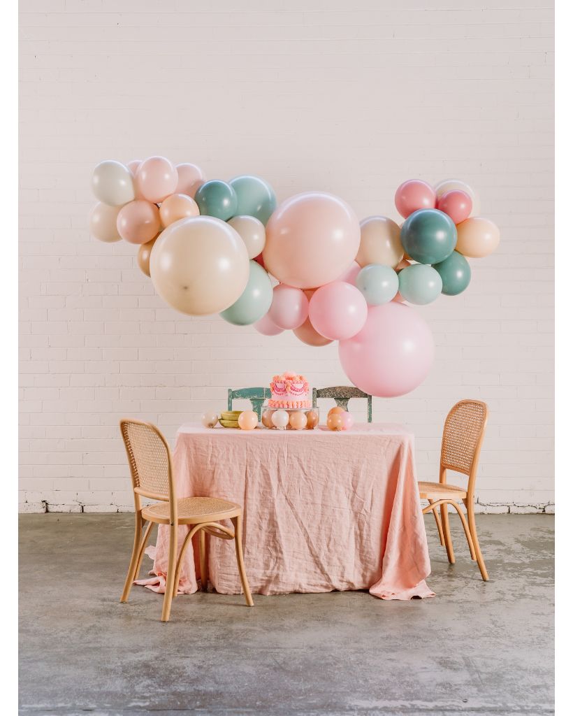 Large Sage Balloon Garland