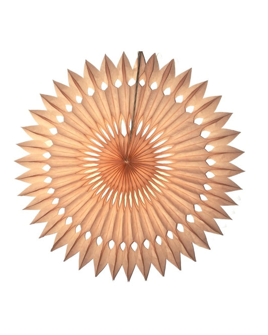 Large Peachy Pink Fan