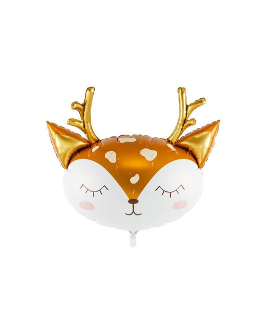 Deer Face Balloon Filled with Helium