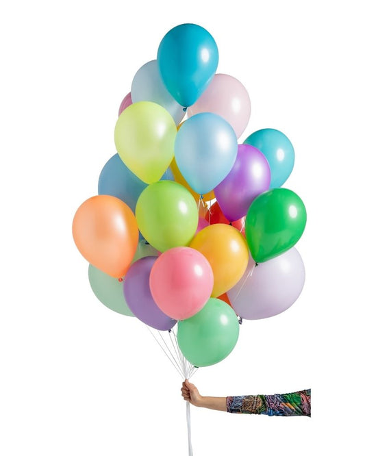 Rainbow Large Mixed Balloon Set Flat