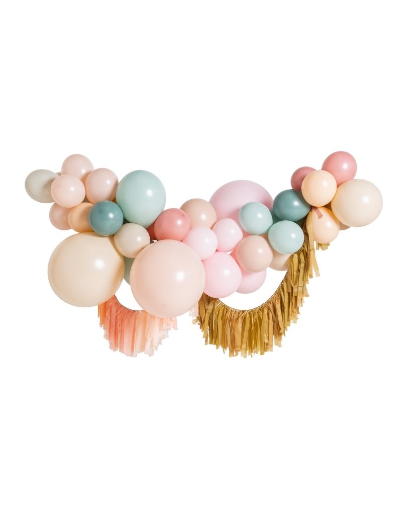 Large Sage Balloon Garland