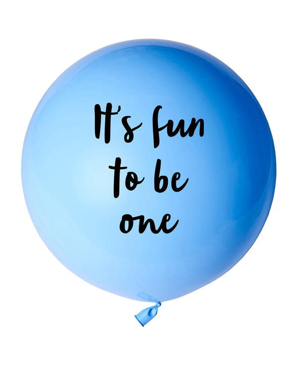 Jumbo Balloon with Custom Words Inflated with Helium