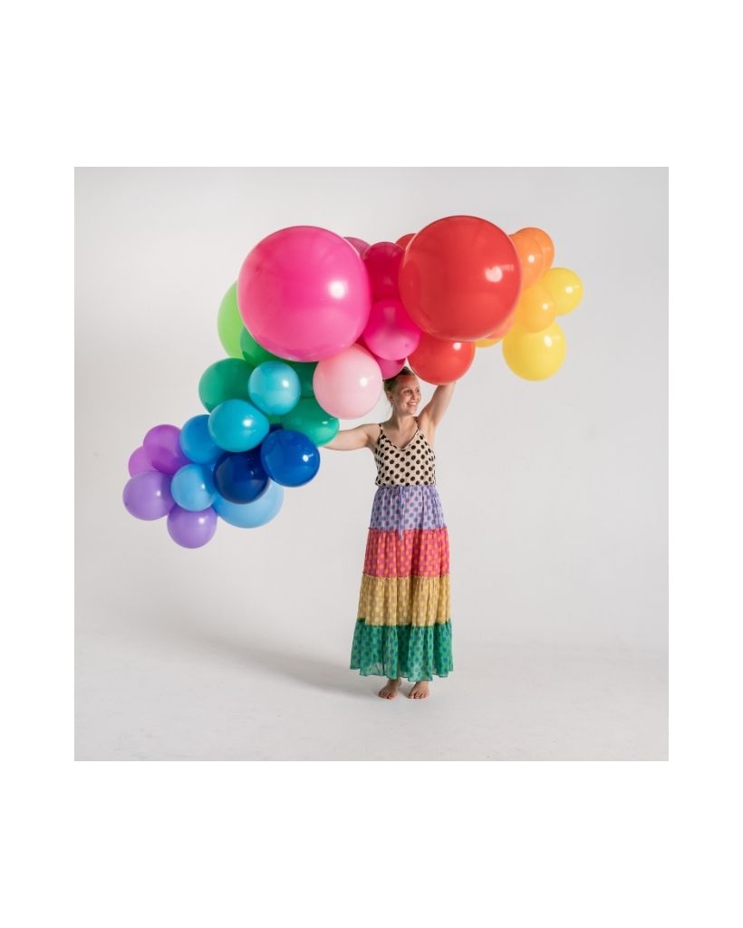 Large Rainbow Balloon Garland