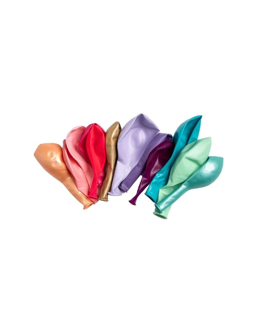 Mermaid Mixed Balloon Set Flat