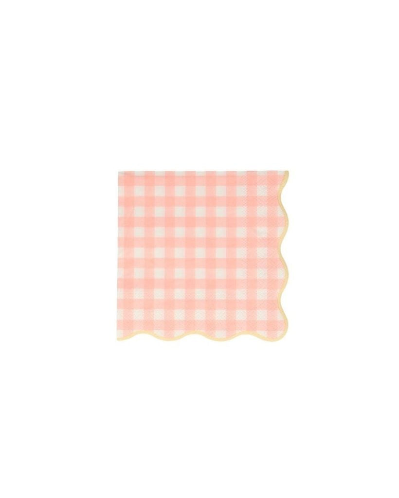 Small Gingham Napkins