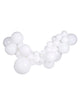Large White Balloon Garland Inflated