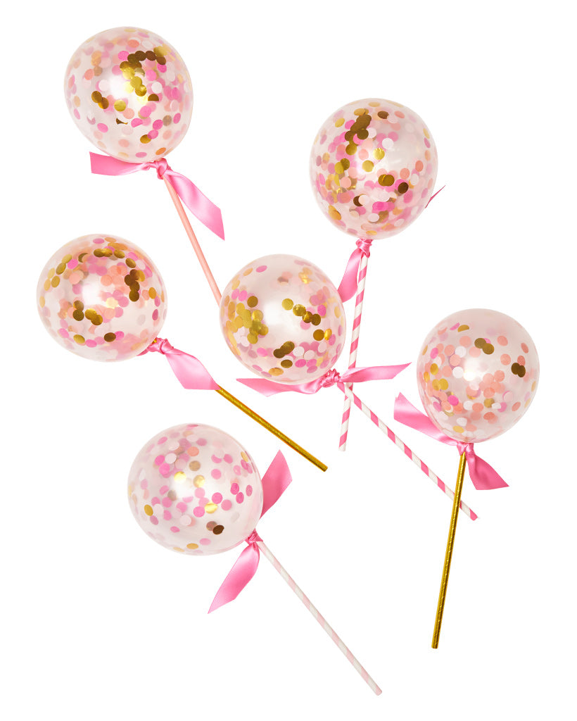 Pink Shimmer Balloon Pops