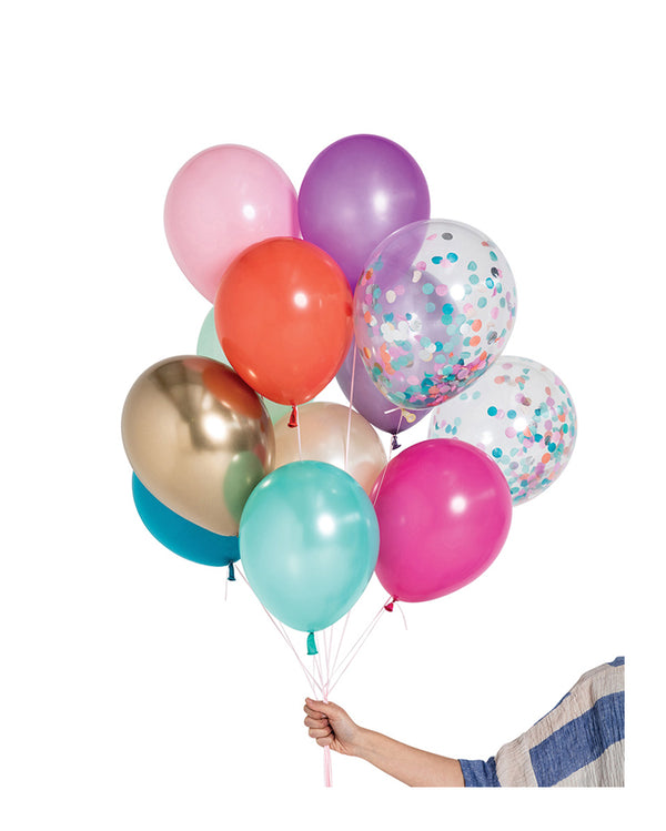Mermaid Balloon Set Filled with Helium