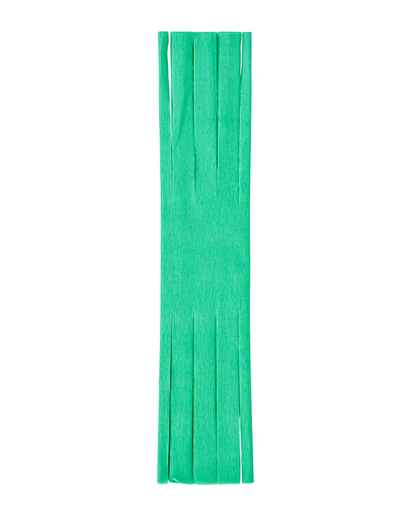 Mint Fringed Crepe Paper