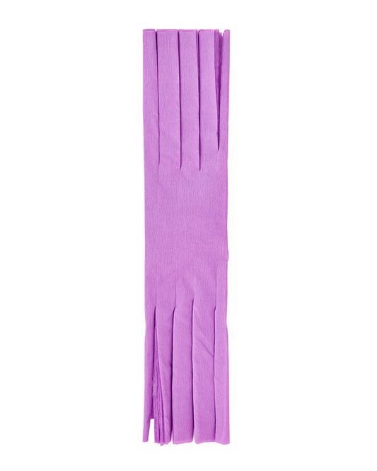 Dark Lilac Fringed Crepe Paper