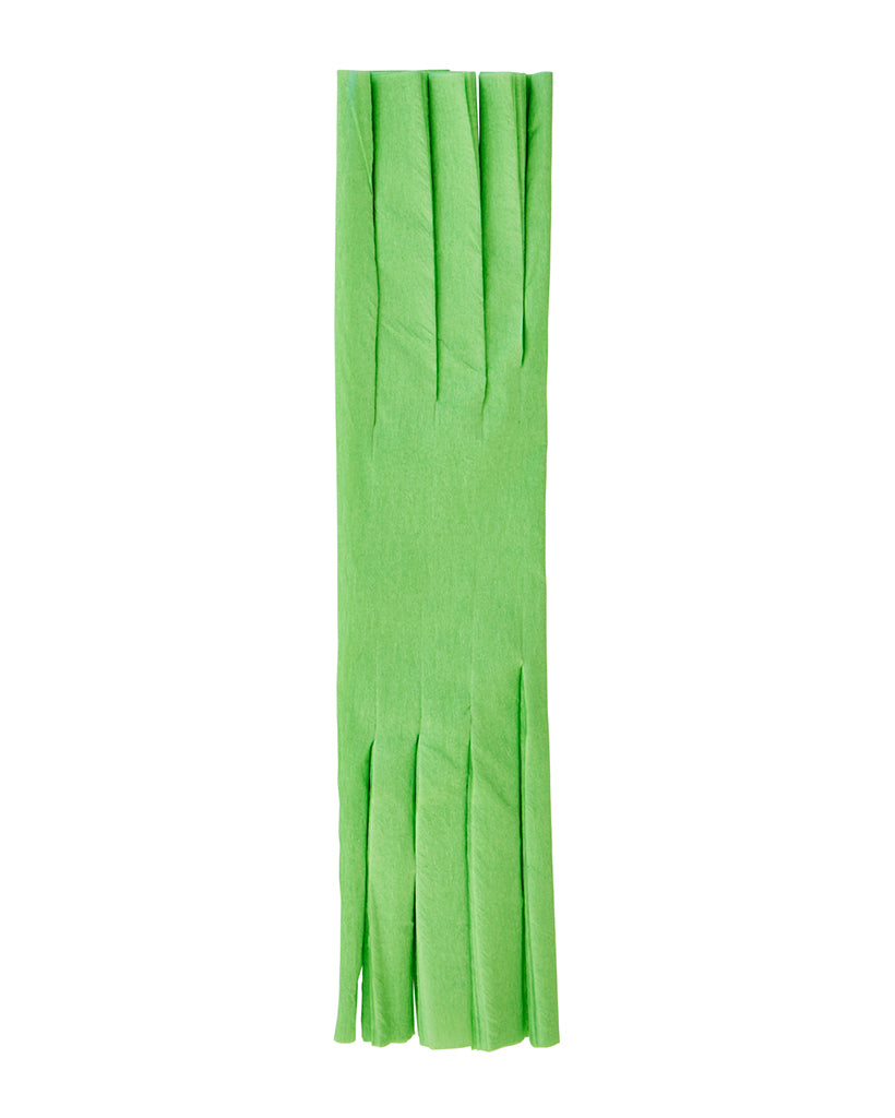 Green Fringed Crepe Paper