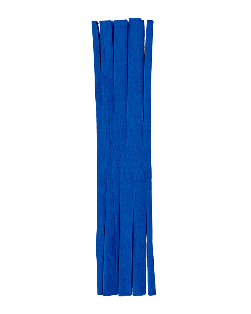 French Blue Fringed Crepe Paper