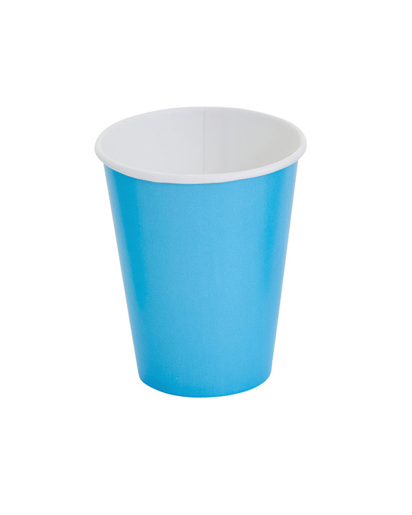 Bermuda Blue Paper Cups