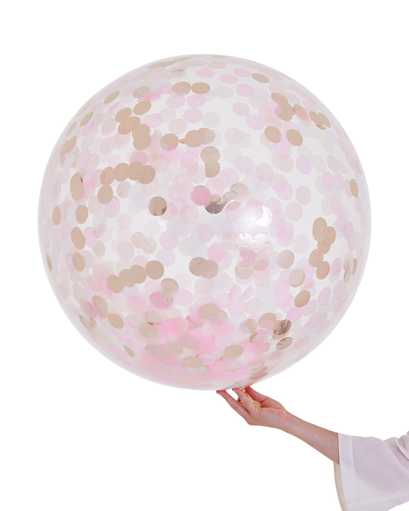 Blossom Jumbo Confetti Balloon Filled with Helium