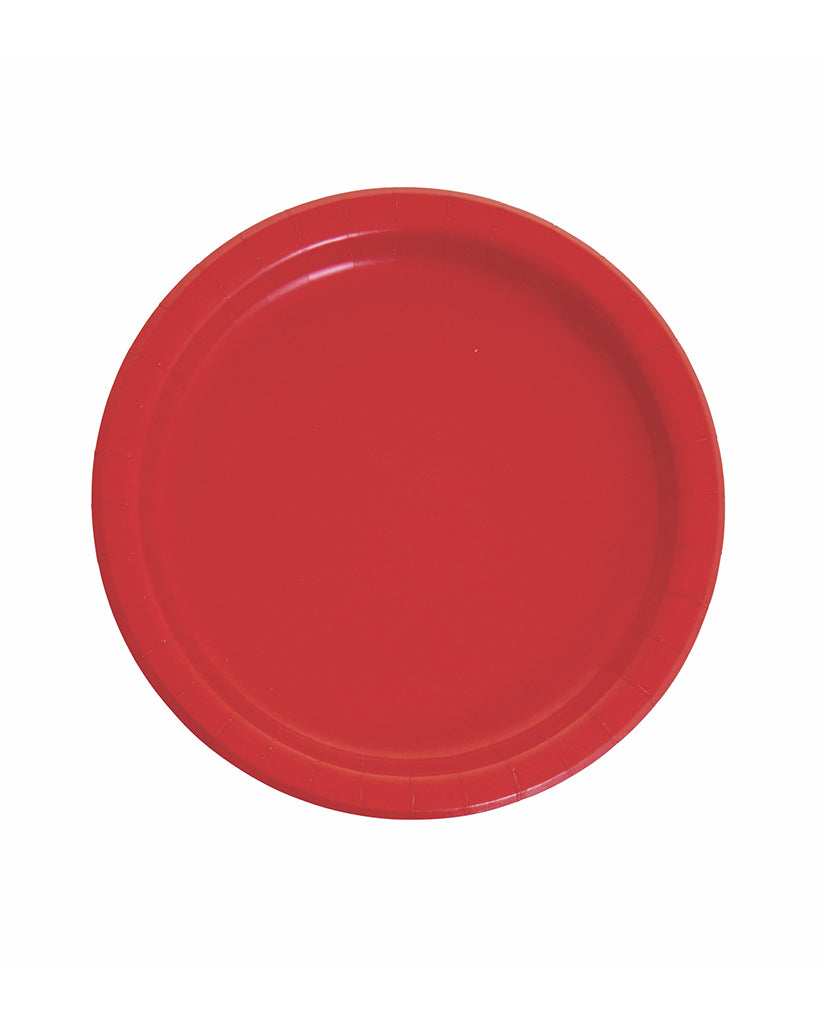 Large Red Paper Plates