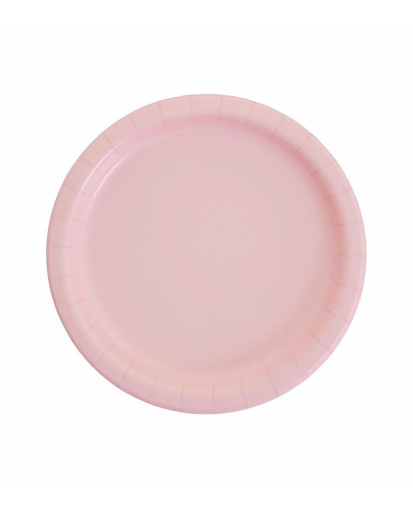 Large Pink Paper Plates