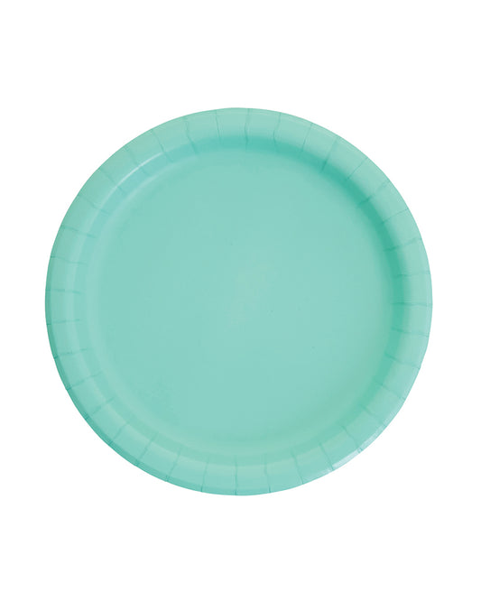 Large Mint Paper Plates (NPC)