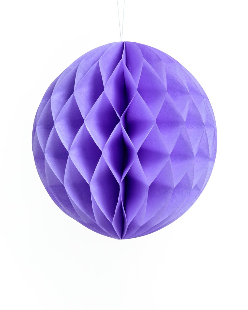 Large Lilac Honeycomb Ball